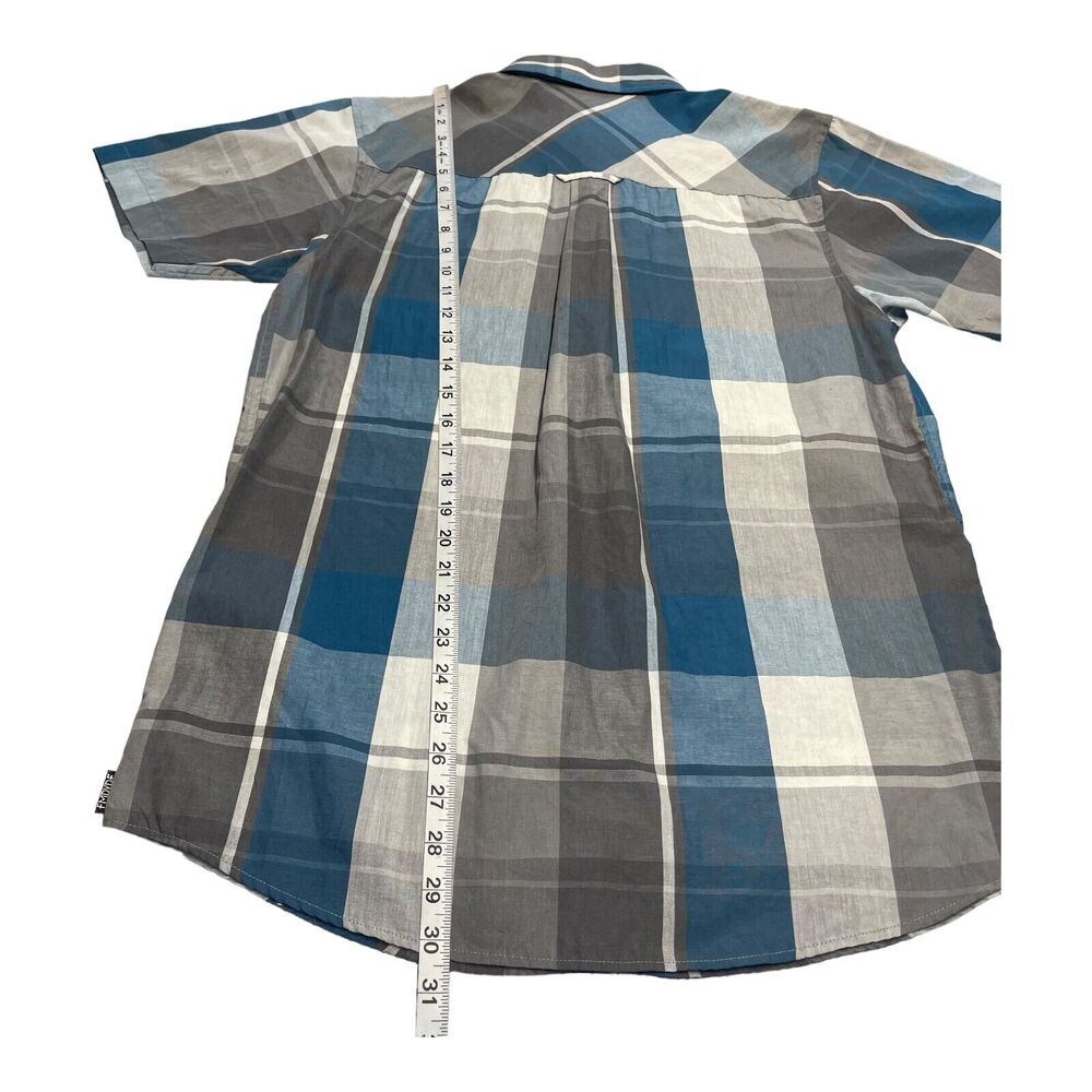 Empyre Shirt Men's Medium Multicolor Plaid Cotton Short Sleeve Casual Button-Up - Picture 5 of 8